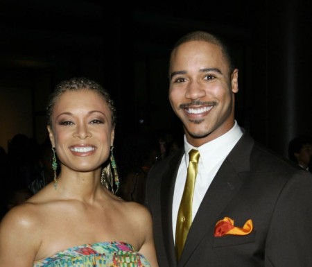 Valarie Pettiford with her ex-partner, Brian J. White